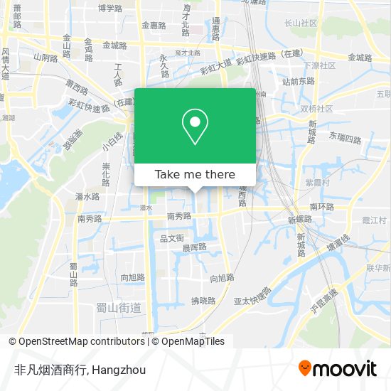 非凡烟酒商行 map