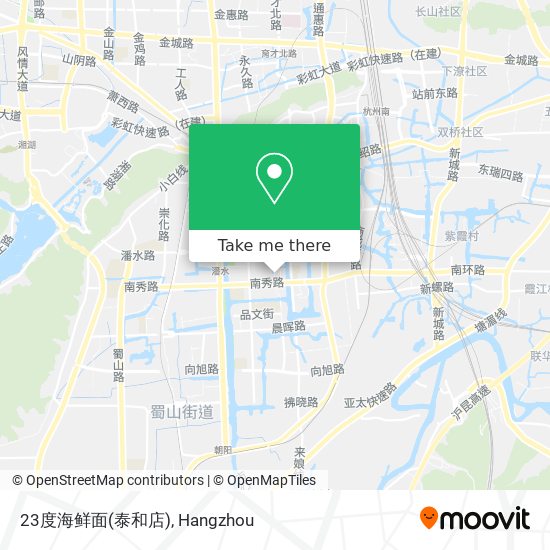 23度海鲜面(泰和店) map