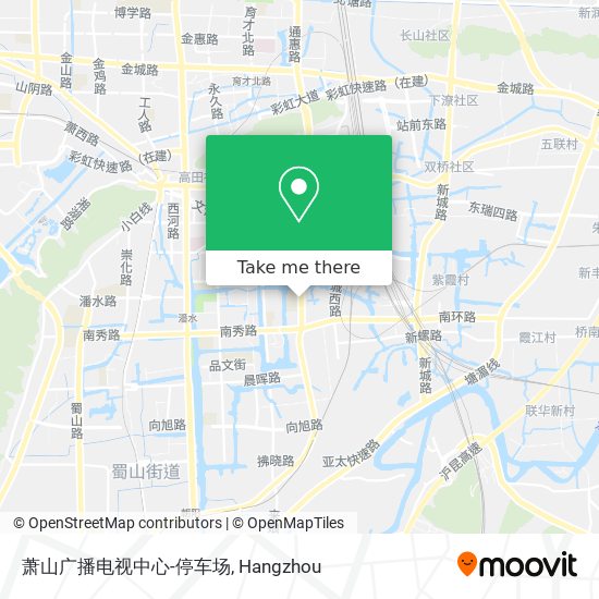 萧山广播电视中心-停车场 map