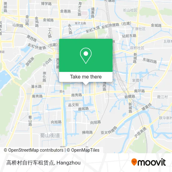 高桥村自行车租赁点 map