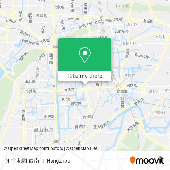 汇宇花园-西南门 map