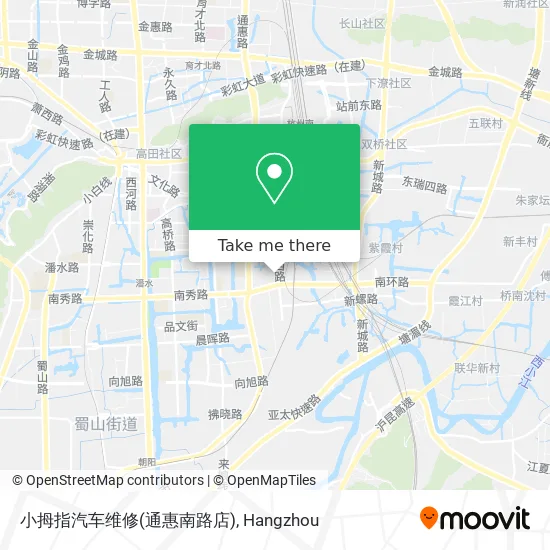 小拇指汽车维修(通惠南路店) map