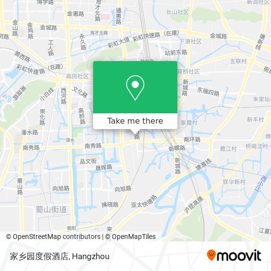 家乡园度假酒店 map