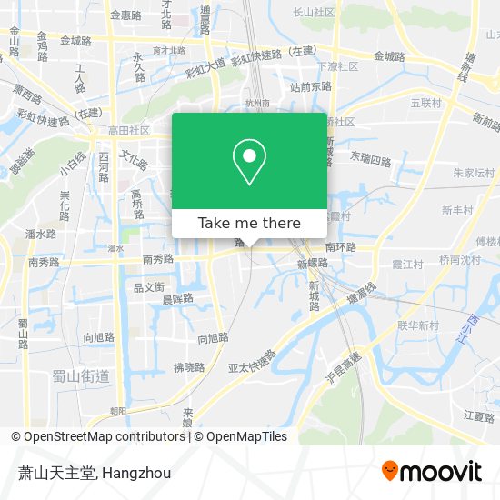 萧山天主堂 map