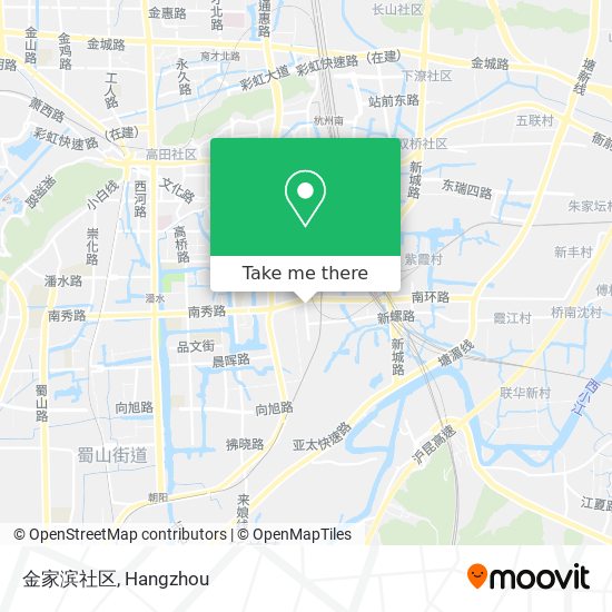 金家滨社区 map