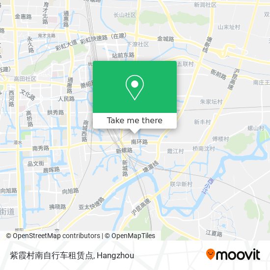 紫霞村南自行车租赁点 map