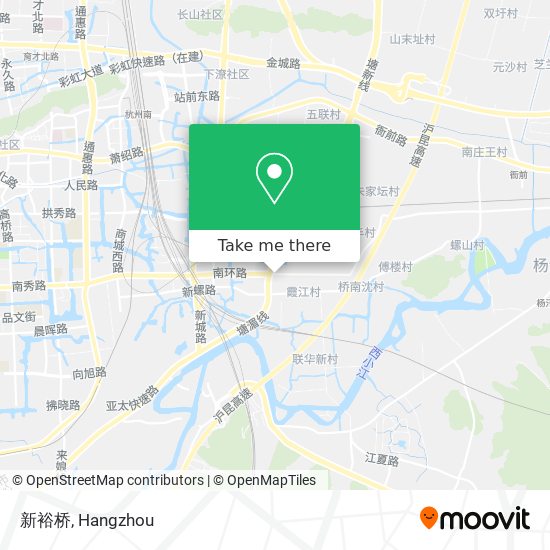 新裕桥 map