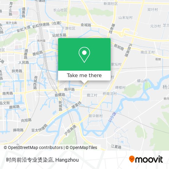 时尚前沿专业烫染店 map