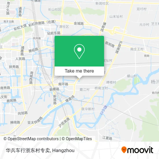 华兵车行浙东村专卖 map