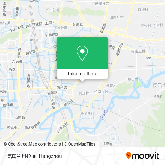 清真兰州拉面 map