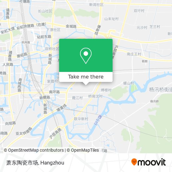 萧东陶瓷市场 map