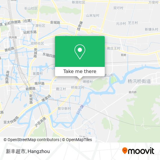 新丰超市 map