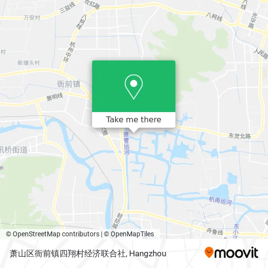 萧山区衙前镇四翔村经济联合社 map