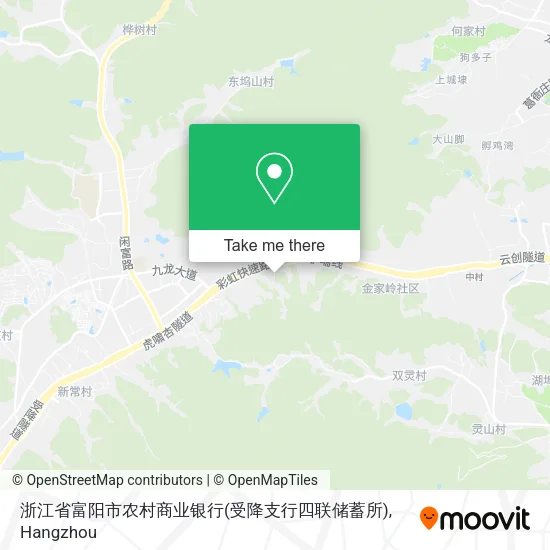 浙江省富阳市农村商业银行(受降支行四联储蓄所) map