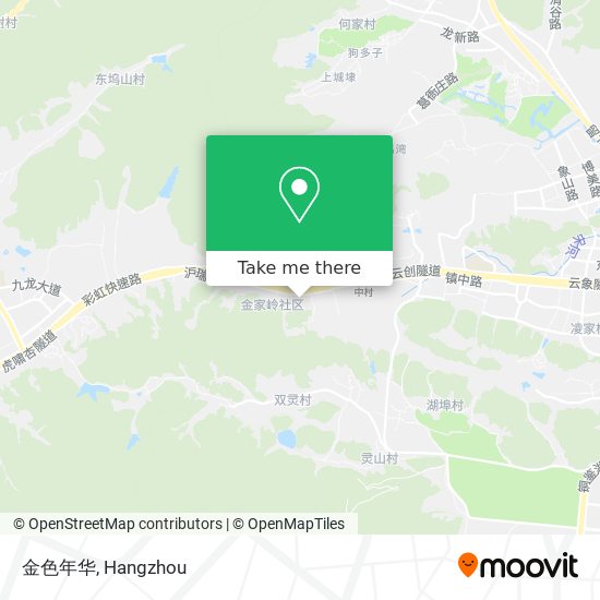 金色年华 map