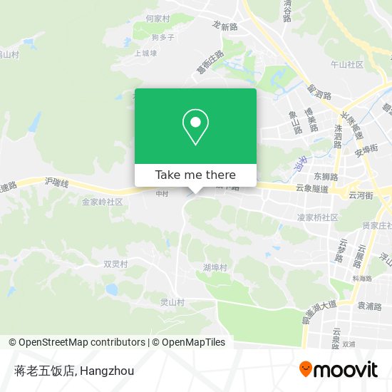 蒋老五饭店 map