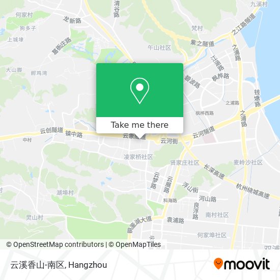 云溪香山-南区 map
