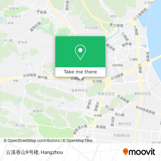 云溪香山9号楼 map