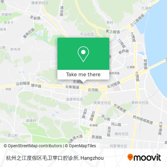 杭州之江度假区毛卫苹口腔诊所 map