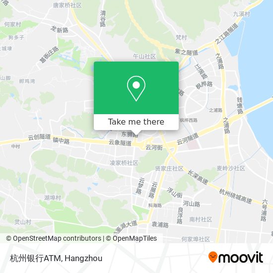 杭州银行ATM map