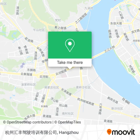 杭州汇丰驾驶培训有限公司 map