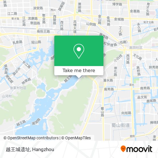 越王城遗址 map