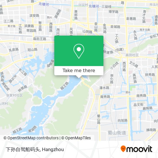 下孙自驾船码头 map