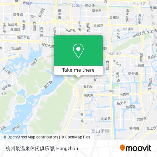 杭州氡温泉休闲俱乐部 map