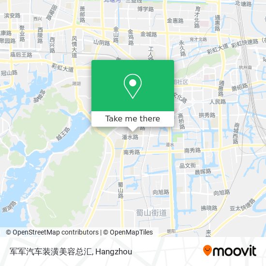 军军汽车装潢美容总汇 map