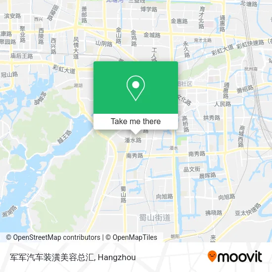军军汽车装潢美容总汇 map