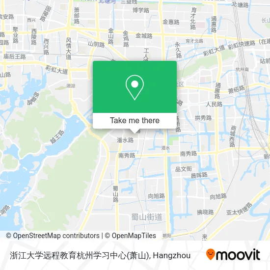 浙江大学远程教育杭州学习中心(萧山) map