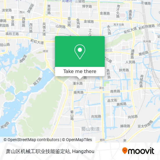 萧山区机械工职业技能鉴定站 map