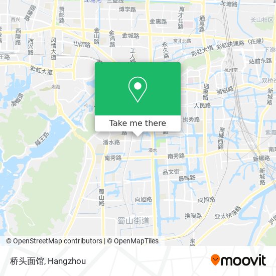 桥头面馆 map
