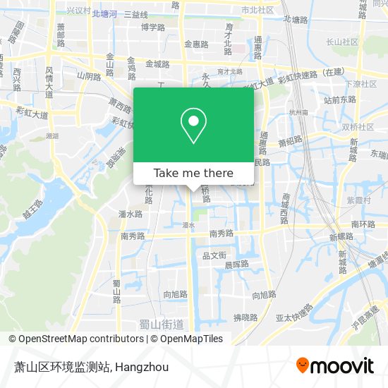 萧山区环境监测站 map