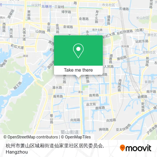 杭州市萧山区城厢街道仙家里社区居民委员会 map