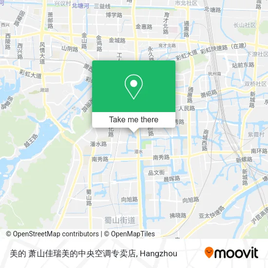 美的 萧山佳瑞美的中央空调专卖店 map