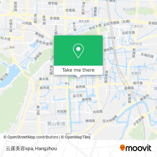 云露美容spa map