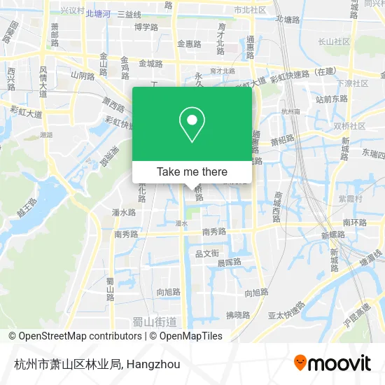 杭州市萧山区林业局 map