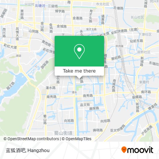 蓝狐酒吧 map