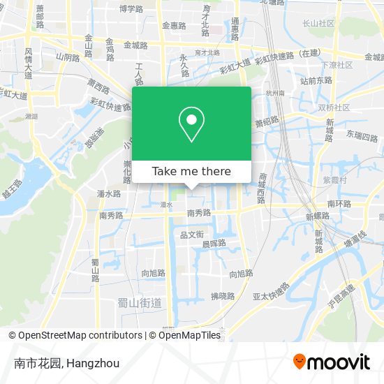 南市花园 map