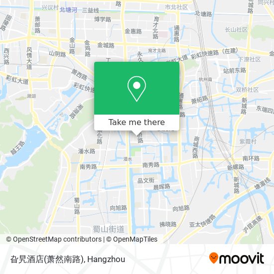 旮旯酒店(萧然南路) map