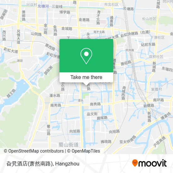 旮旯酒店(萧然南路) map