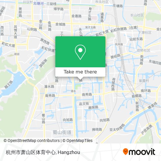 杭州市萧山区体育中心 map