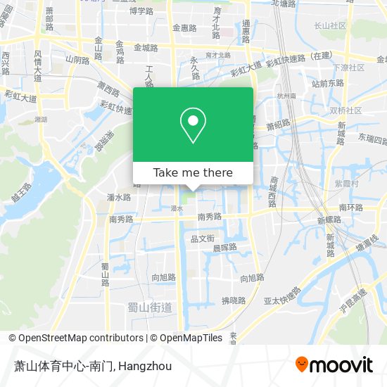 萧山体育中心-南门 map