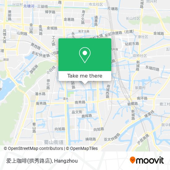 爱上咖啡(拱秀路店) map