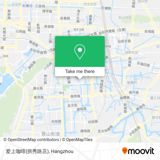 爱上咖啡(拱秀路店) map