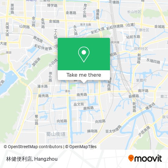 林健便利店 map