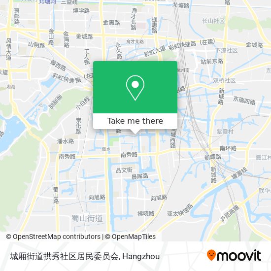 城厢街道拱秀社区居民委员会 map