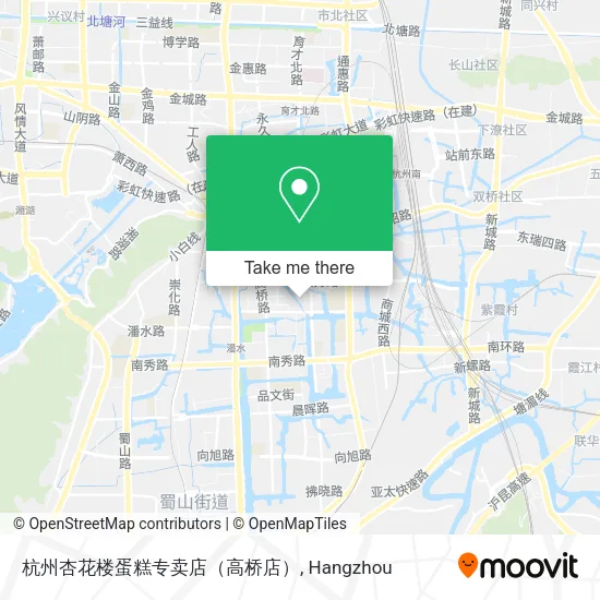 杭州杏花楼蛋糕专卖店（高桥店） map