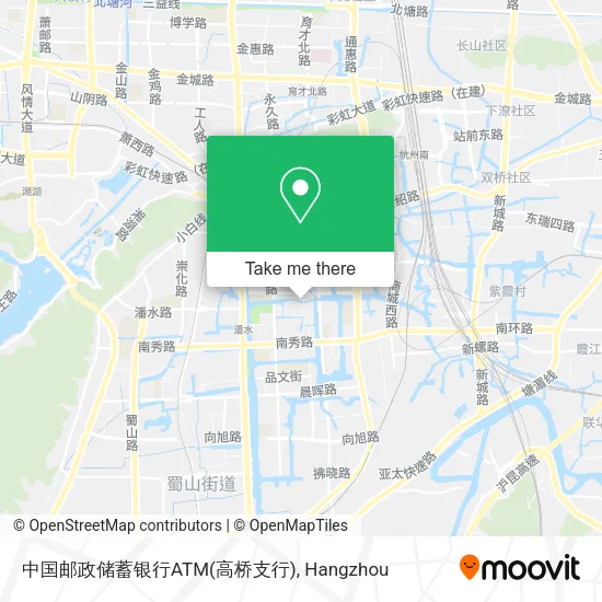 中国邮政储蓄银行ATM(高桥支行) map